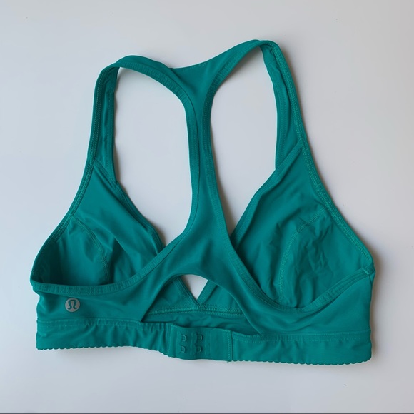 lululemon EUC Mesh Triangle Top Racer Back Sports Bra with Adjustable Band - Picture 2 of 5